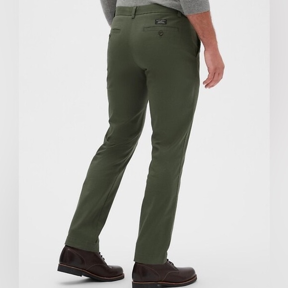 Banana Republic Factory Aiden Stretch Chino Slim Fit 30x30 Cadet Green NWT! - Picture 1 of 11